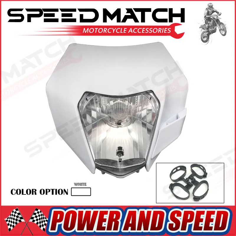 Универсальная фара для мотоцикла Dirt Bike Motocross Supermoto KTM SX F EXC XCF SMR 250 450 300 500 налобный