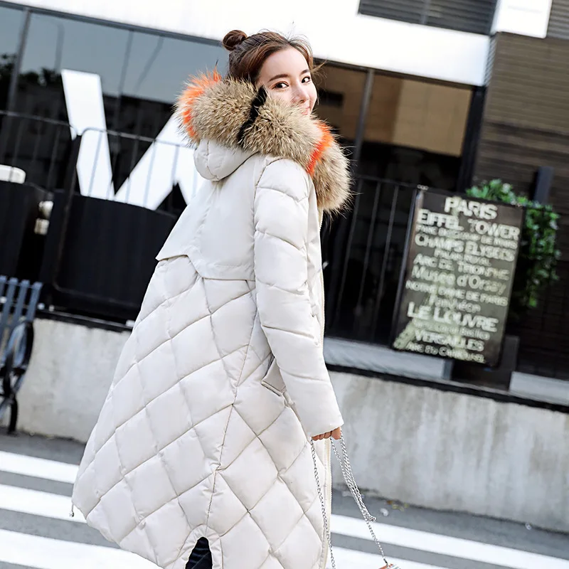 

2019 Special Offer Long Winter New Korean Fashion Cotton-padded Clothes Woman Will Code Easy Heavy Seta Lead Cotton Loose Coat