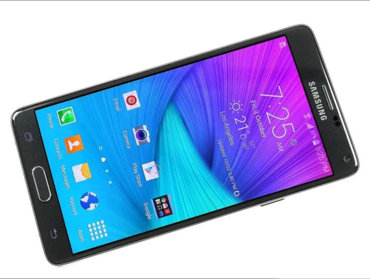 Восстановленный Оригинальный разблокированный Samsung Galaxy Note 4 N910A N910F N910P сотовый