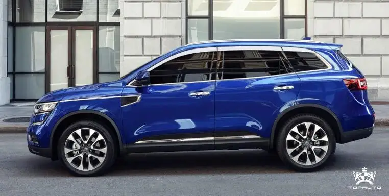 

Sun visor Plating chrome Car Window Visor Wind Deflector Sun Rain Guard Defletor for Koleos 2016+