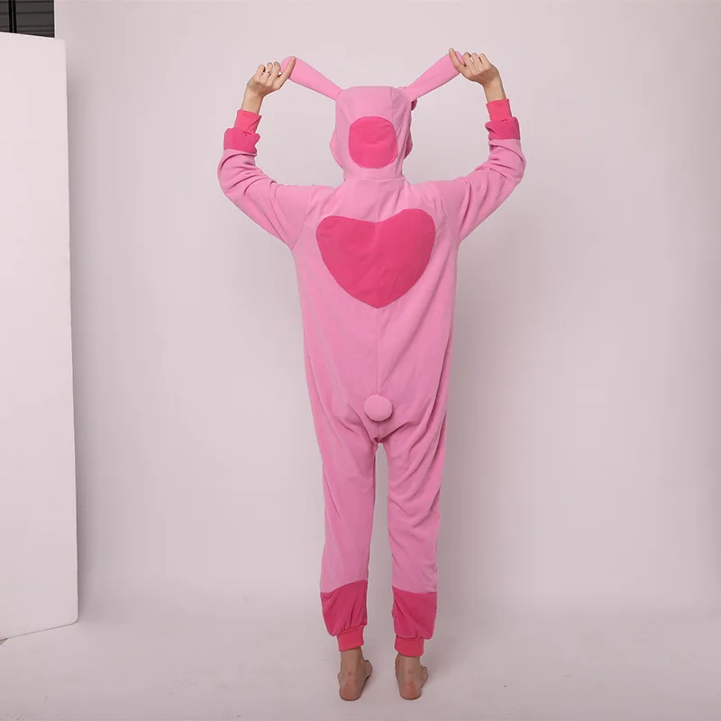 Розовая тематика Лило и Стич кигуруми Комбинезоны Косплей костюмы Монокума с