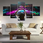 Современная Картина на холсте, 5 шт., HD печать, художественные плакаты, художественное искусство, настенные художественные музыкальные картинки для гостиной, украшения дома