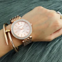 CONTENA Fashion Luxury Silver Watch Women Watches Rhinestone Women's Watches Ladies Watch Stainless Steel Clock reloj mujer 6