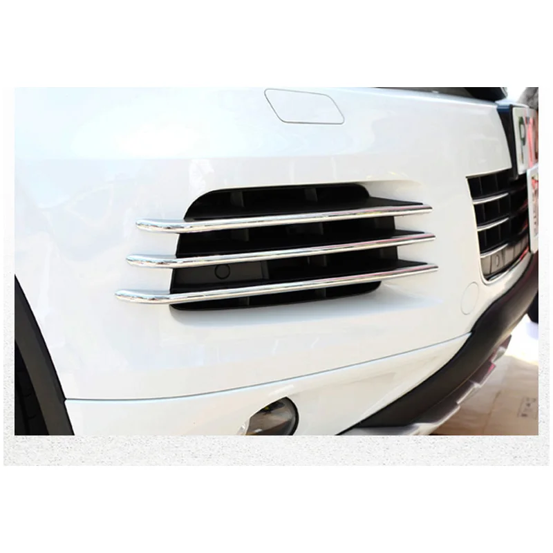Автомобильный Стайлинг ABS Хромированная передняя крышка задних противотуманных