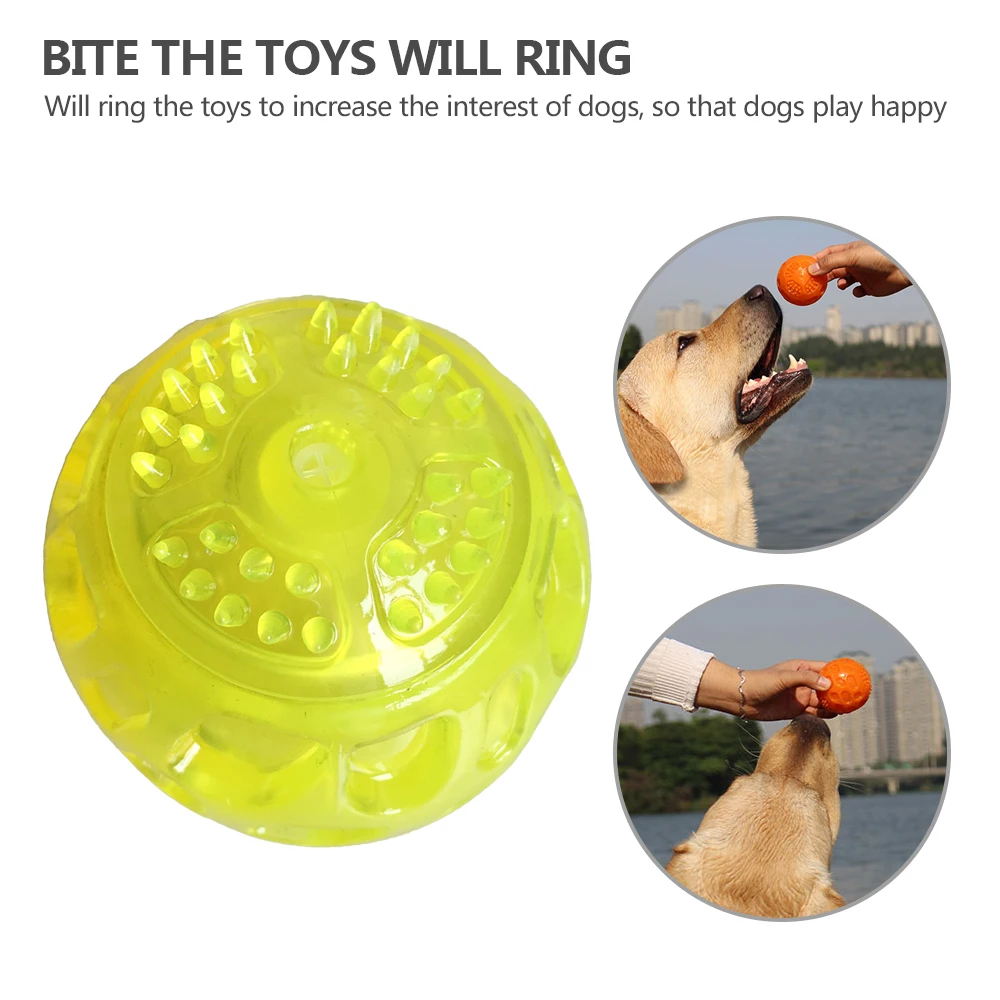 3 шт./компл. Прочная резиновая игрушка для домашних животных писк жевать мяч