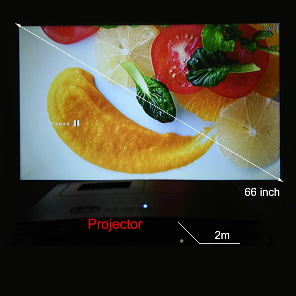 Touyinger Everycom X8 видео проектор домашний кинотеатр lcd Proyector 2500 люмен Full HD с HDMI VGA USB ЖК