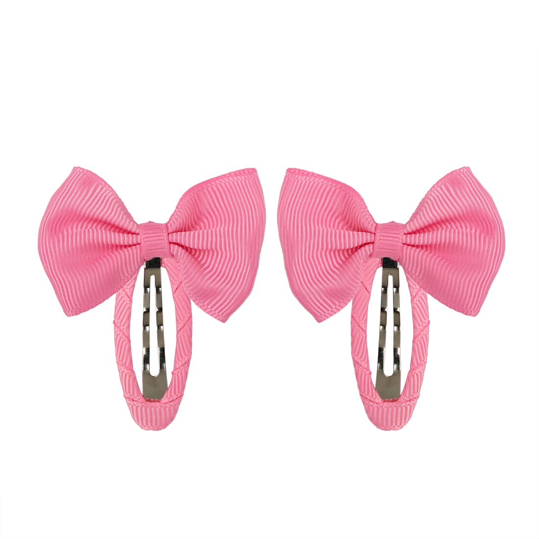 36pcs/lot Mini Grosgrain Ribbon Bows With Bobby Pin Children's Solid Color Hair Clips 18Colors |