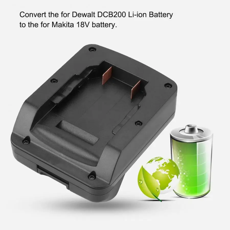 Новый адаптер конвертер тока для литий ионной батареи DCB200 DCB205 Makita аккумулятора 18