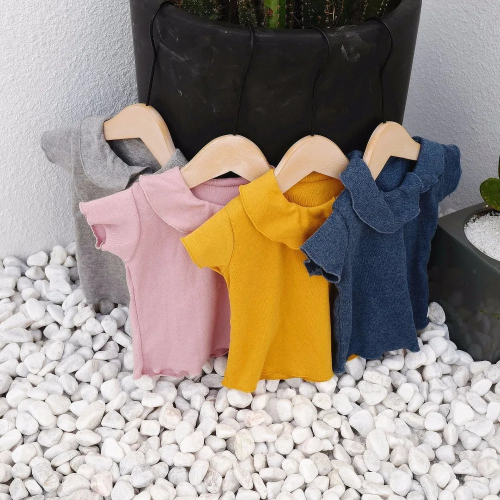 Baby Girls Summer T-shirts Short Sleeved Tops Tee Toddler Infant Kids Girl Clothes | Детская одежда и обувь
