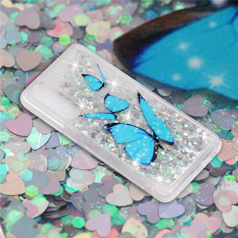 FLYKYLIN чехол с единорогом для Huawei P30 Pro чехлы P20 Lite на блестящий динамический жидкий