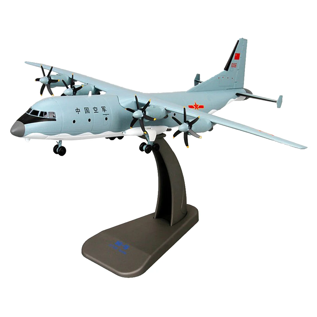 1:100 весов самолет Shaanxi модели литья под давлением 350x190x350mm | Игрушки и хобби