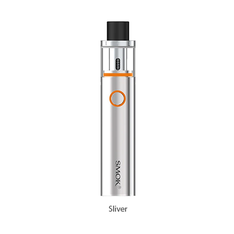 Smok Vape Pen 22 комплекта встроенный аккумулятор 1650 мАч с вейп-ручкой 22 резервуара Ом двухъядерный светодиодный индикатор электронная сигарета - Цвет: Silver