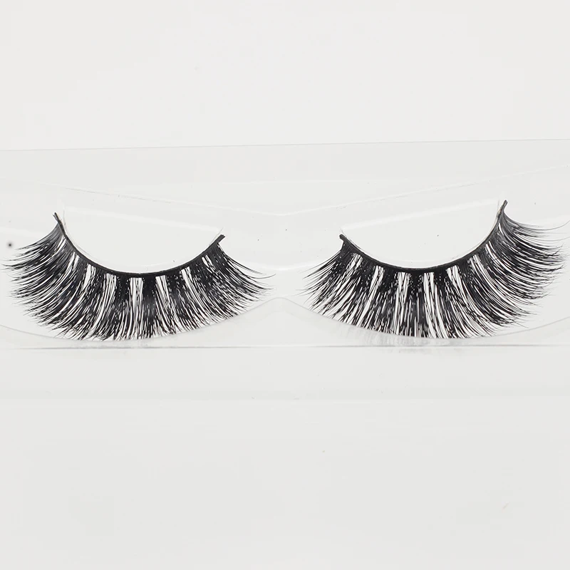 1 пара натуральных длинных меховых ресниц Top sale 3D False Lashes Box Extension Eyelash для макияжа.