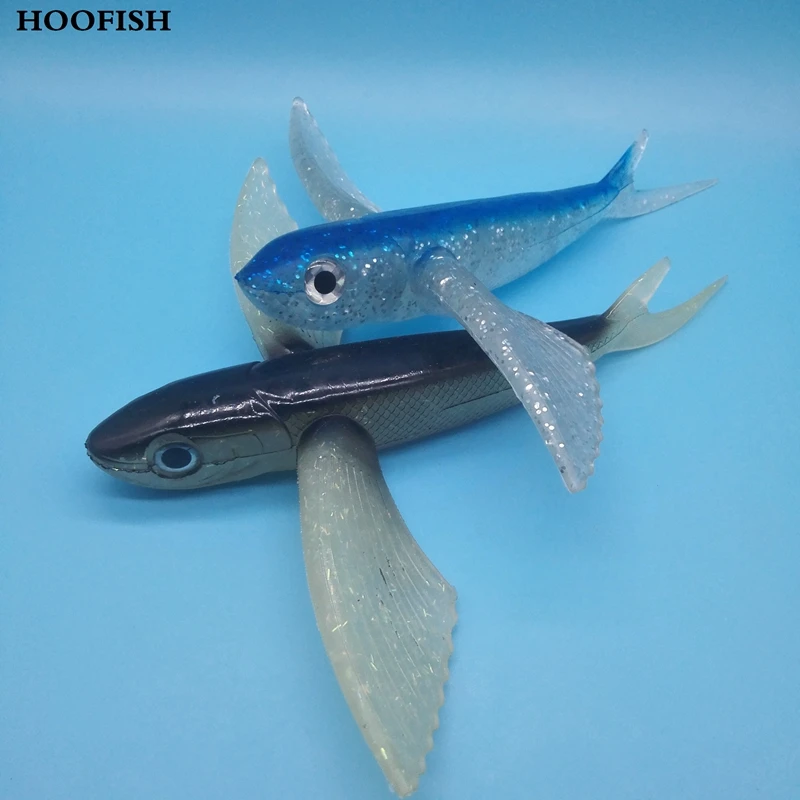 HOOFISH 120 г/22 см летающая рыба бионические приманки Мягкая приманка тунец масло