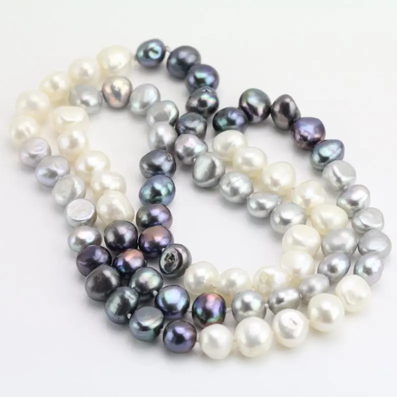 Уникальный жемчужный ювелирный магазин 60 дюймов жемчужное ожерелье в стиле