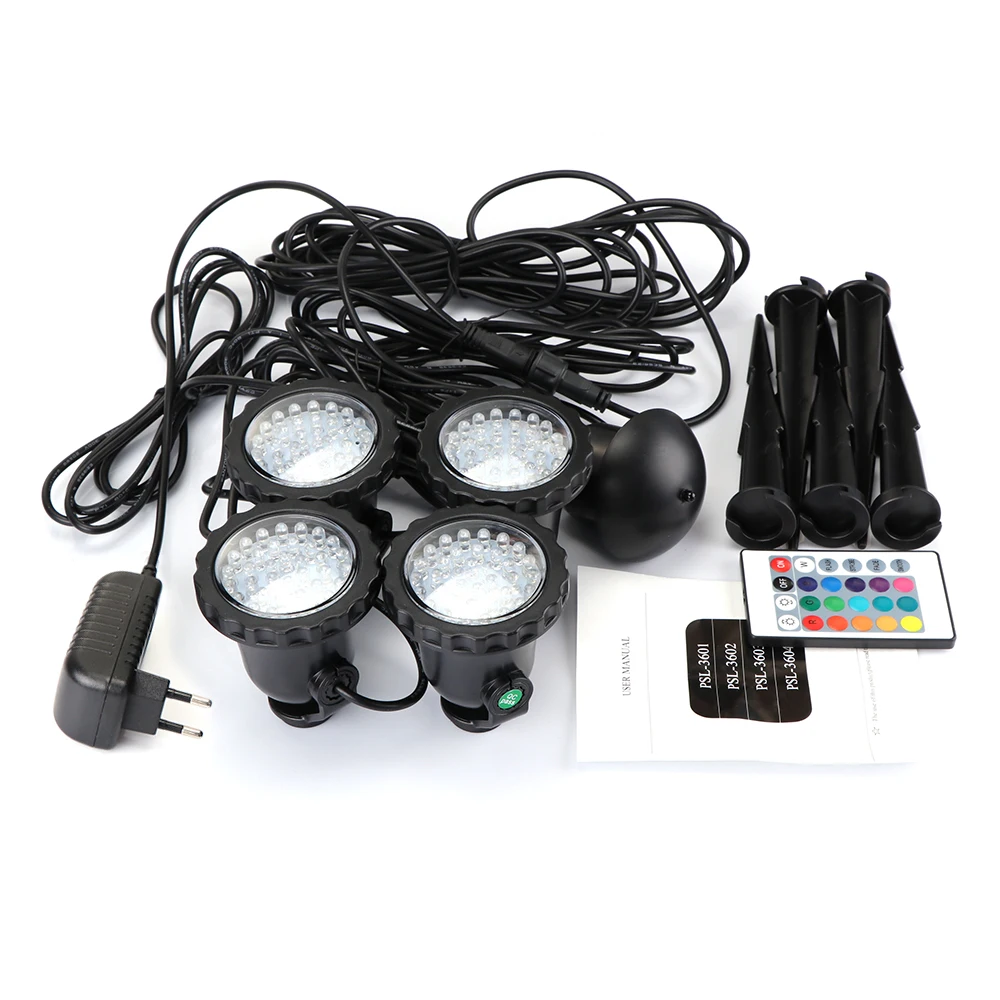 4 шт./компл. RGB led сад Точечный светильник 10 Вт IP65 открытый сад led точечный светильник 110V 220V led декоративный Точечный светильник для сада