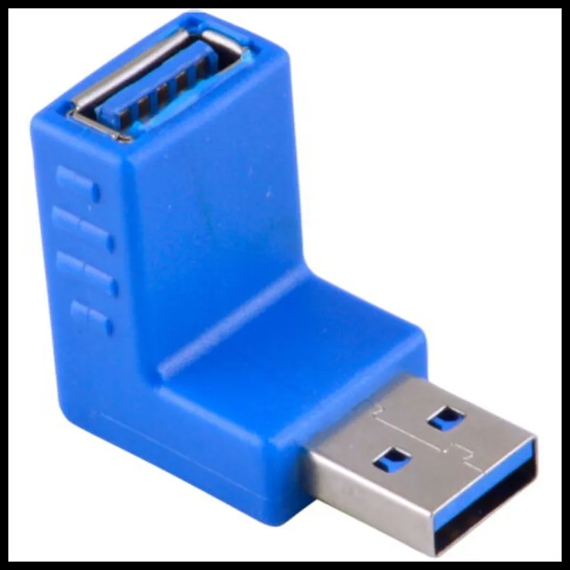 Переходник под прямым углом USB 3 0 90 градусов соединительный удлинитель для мужчин