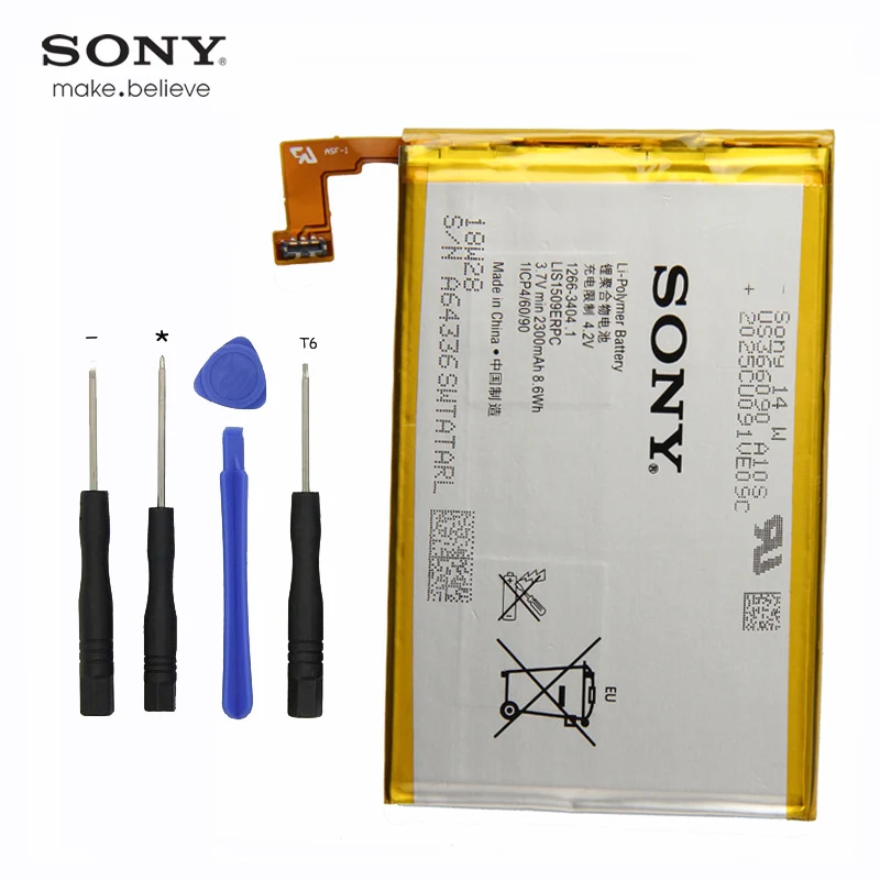 Оригинальный аккумулятор Sony LIS1509ERPC для Xperia SP M35h HSPA LTE C5302 C5303 C5306 c530x 2300 мАч|battery