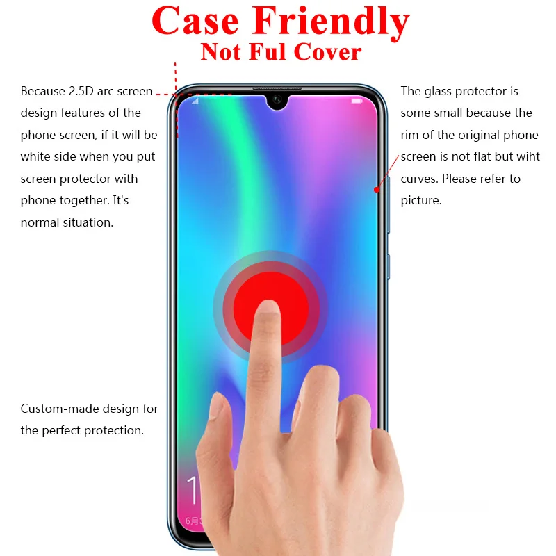 Закаленное стекло для huawei Honor 10 Lite защита экрана Honor10 дисплей 10 Lite Световой прибор Honr Hawei Xonor Armor Onor Lit