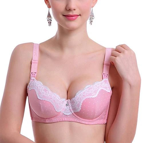 Леди Уход Кормление Грудью Кружева Горошек Материнства Беременных Push Up Bra|bra up|up