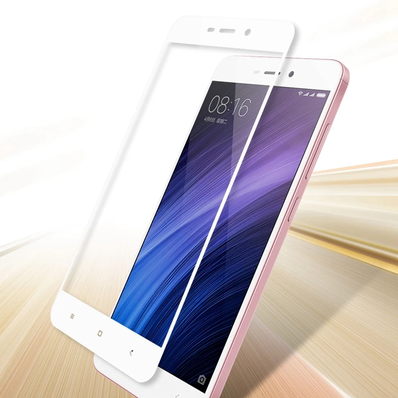 Полное покрытие 9H 2.5D Закаленное стекло для Xiaomi Redmi Примечание 5A 4 4X Pro 5 Plus 6 6A