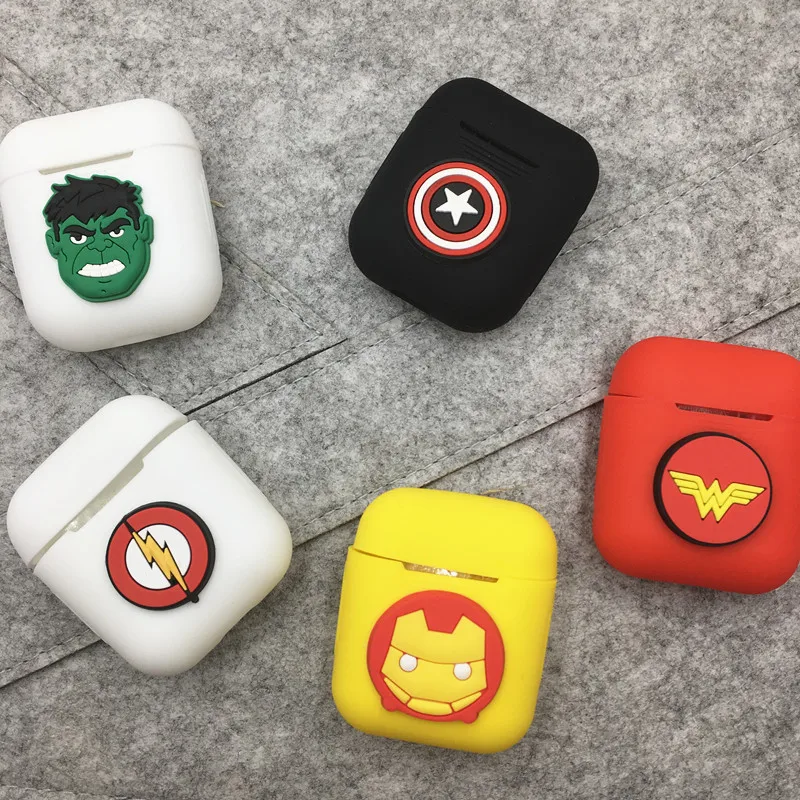 Мягкий силиконовый чехол для наушников Apple Airpods ударопрочный AirPods ультратонкий