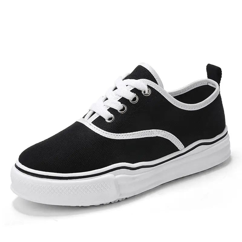 Кроссовки женские на плоской вулканизированной подошве весна-лето | Обувь