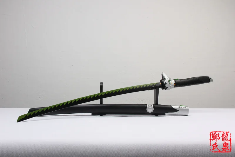 Реплика Dragon Blade Genji Катана настоящая Стальная деревянная оболочка для просмотра
