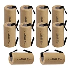 Аккумуляторы SC 1300 мА ч, 1,2 в, 10 шт., сменные никель-кадмиевые аккумуляторы subc для аварийного светильник, реальная емкость, быстрая доставка для Европы