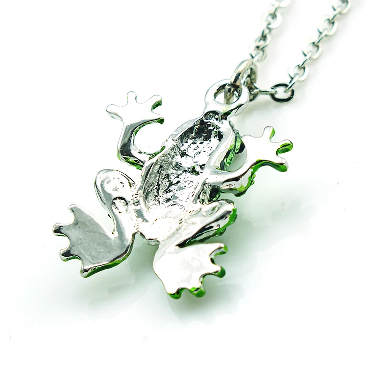 JINGLANG Розничная Мода Подвеска Ожерелье 2 цвета Стразы лягушка Животные Подвески