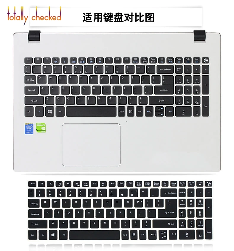 Защитный чехол для клавиатуры Acer Aspire A715 71G/20 X520 EX2511/2520 K50 10/31/32/51/53 A515 A615 15 6