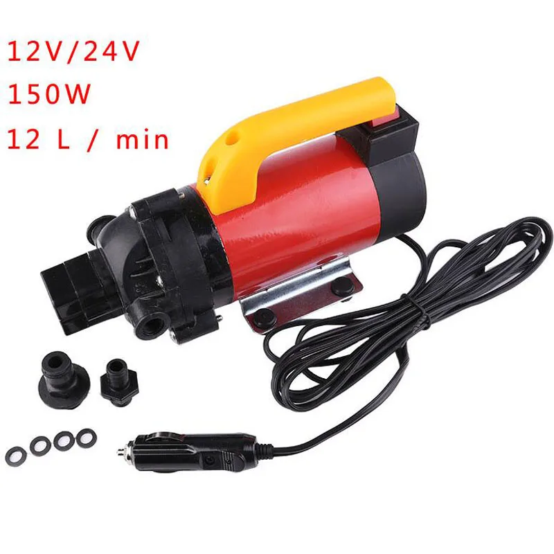 Высокое давление DC 12 V/24 V 120W Мембранный насос портативный автомобильный с