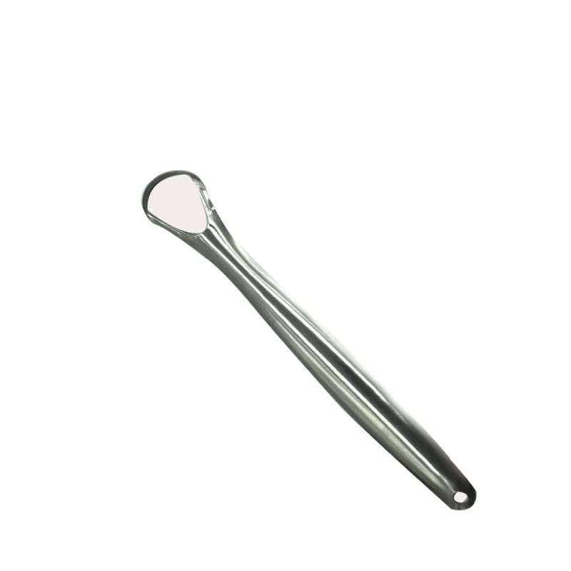 

1pcs Tongue Scraper Reusable Portable Stainless Steel Oral Tongue Cleaner Brush Fresher Sweepers for Adults Kids