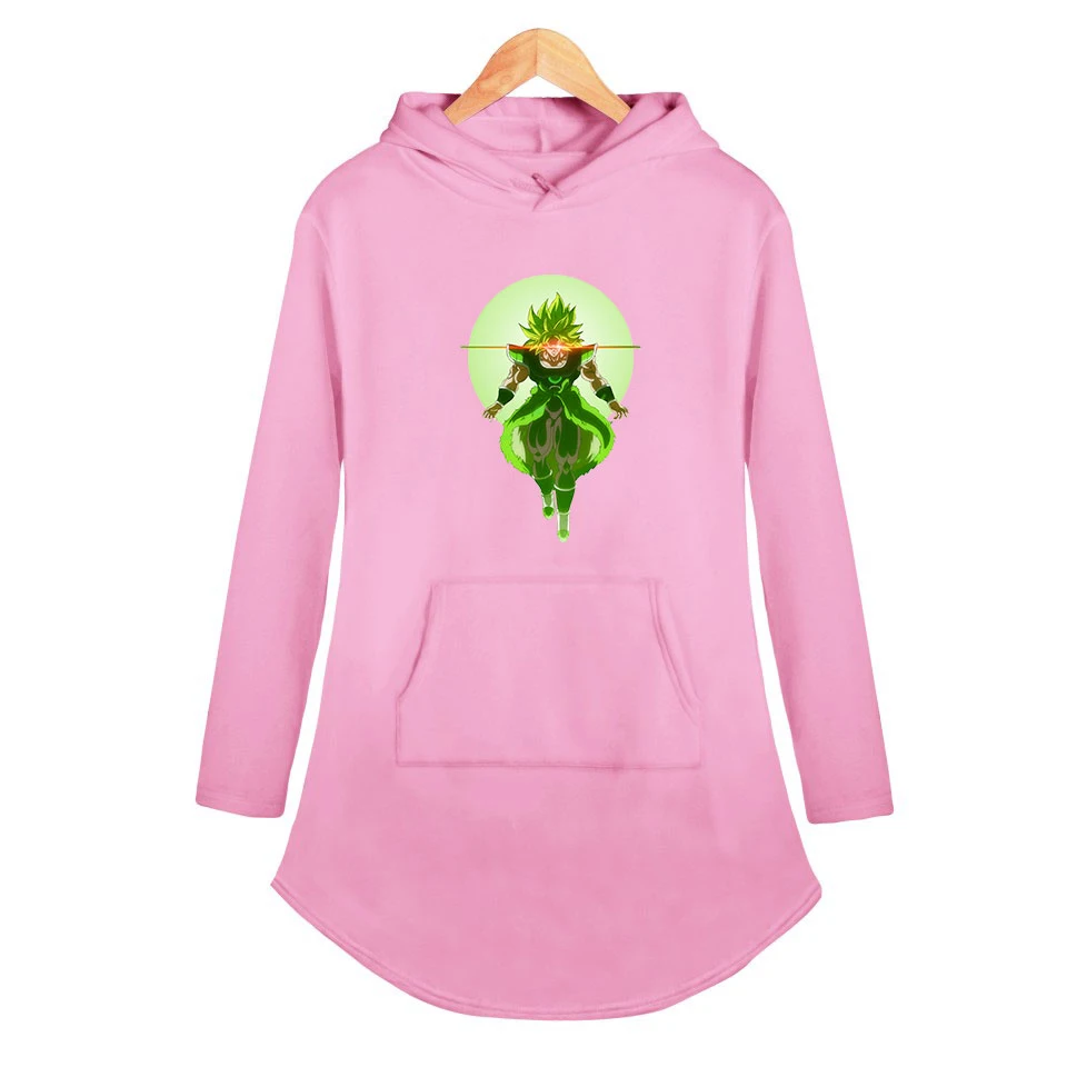 New Dragon Ball printing suitable Dress Women Fashion Long Sleeve Dresses 2019 Hot Sale Casual Trendy Streetwear dress plus size | Женская