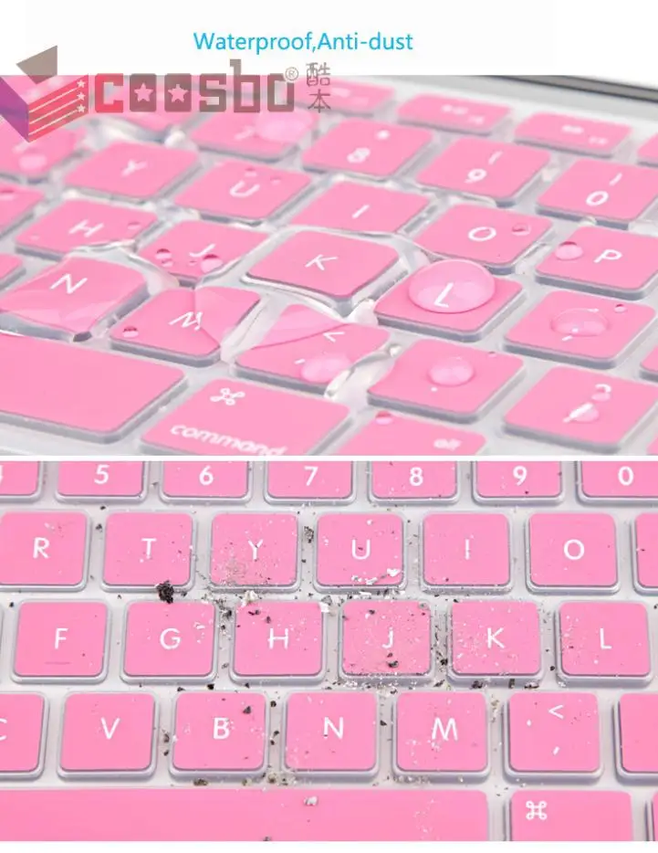 10 шт. силиконовые наклейки на клавиатуру apple MacBook Pro air 13 15|eu silicon keyboard cover|keyboard cover