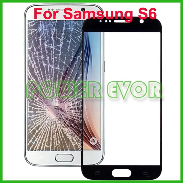 Белый внешний стеклянный объектив экран жк запасных частей для Samsung Galaxy S6 edge-G9250