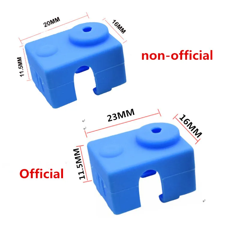 Силиконовый чехол для E3D V6 защитный блока подогрева MK8 / MK10 /MK9 силиконовый рукав