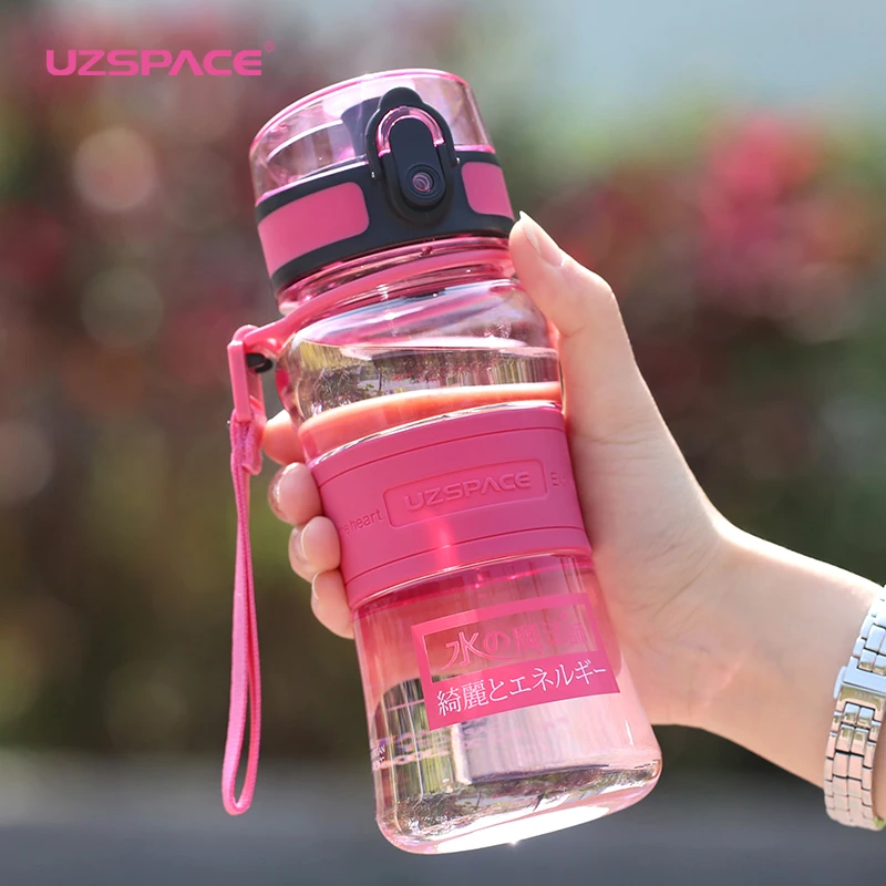 UZSPACE Infuser бутылка для воды флип топ с герметичной крышкой одним кликом открытым