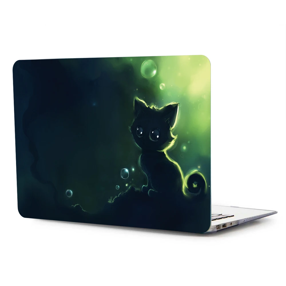 Жесткий чехол для ноутбука с милым рисунком для Apple Macbook Air 11 Air 13 Pro retina Touch Bar 12 13 15 дюймов
