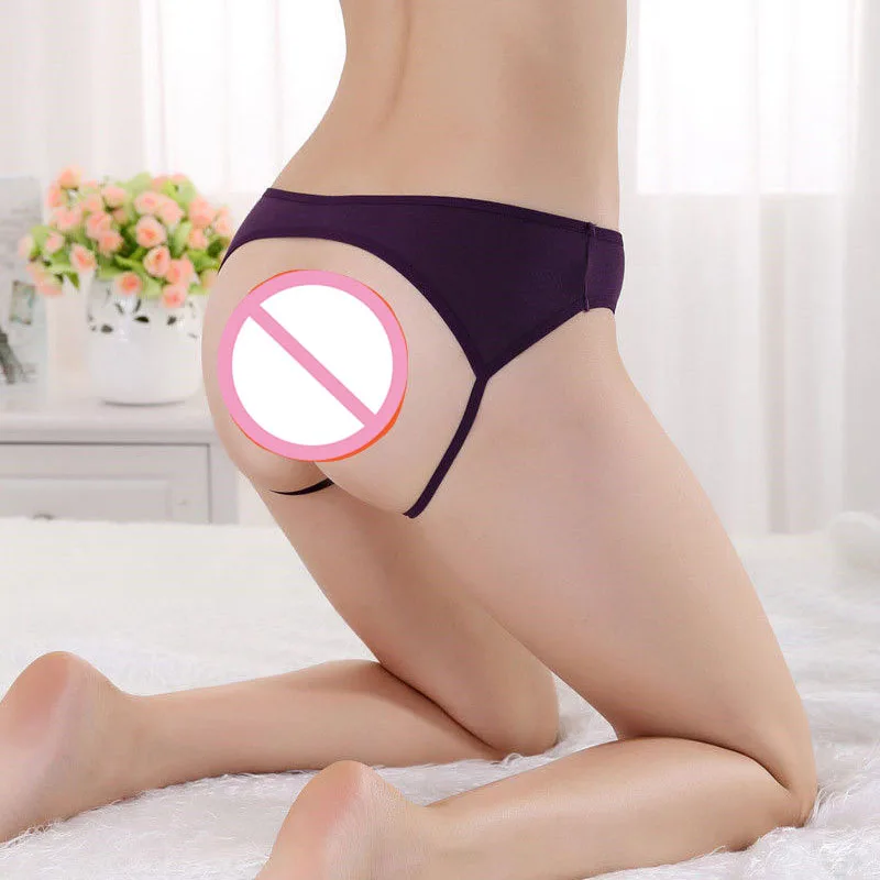 Женские сексуальные трусики с низкой талией соблазнительные женские из модала