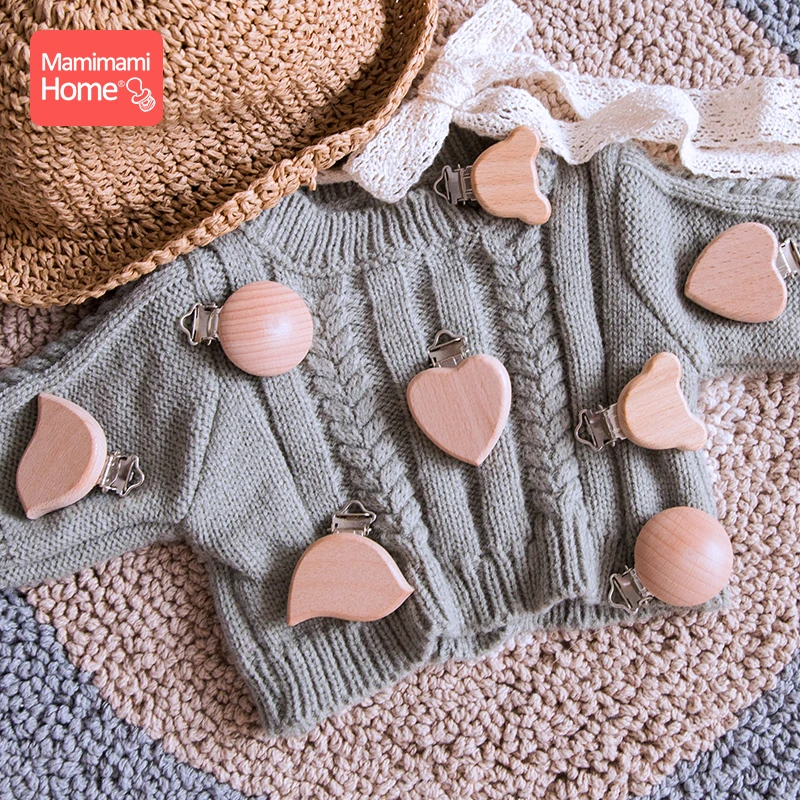 Mamihome 20 шт./лот детский деревянный Прорезыватель сделай сам для соски зажим