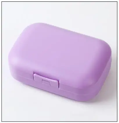 Large Purple Новинка, переносная коробка для мыльницы для путешествий, мыльница для хранения, контейнер для душа, мыльницы, аксессуары для ванной комнаты, большие контейнеры, коробка - Цвет: Large Purple