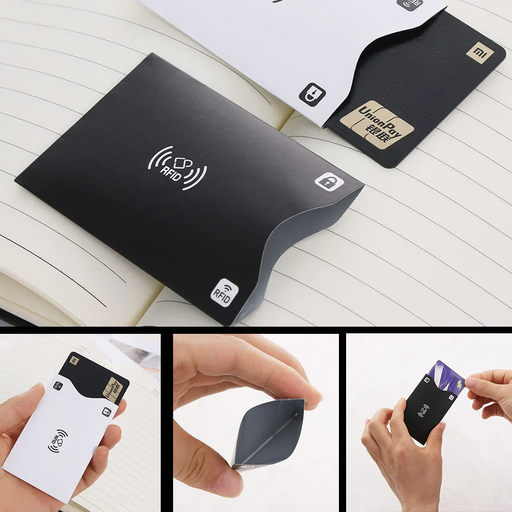 2 шт. алюминиевый rfid-блок анти-вор кошелек держатель для карт защитный чехол