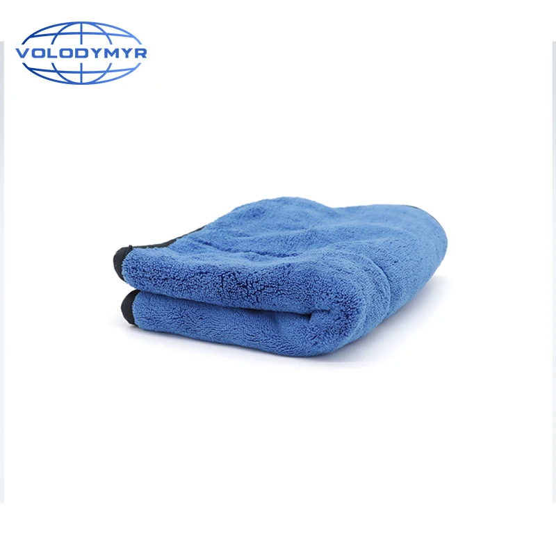Microfiber Car Drying Towels 780GSM BLUE 30*40CM for Car Body and Interior Cleaning Carclean Auto Towel Glass Cleaner