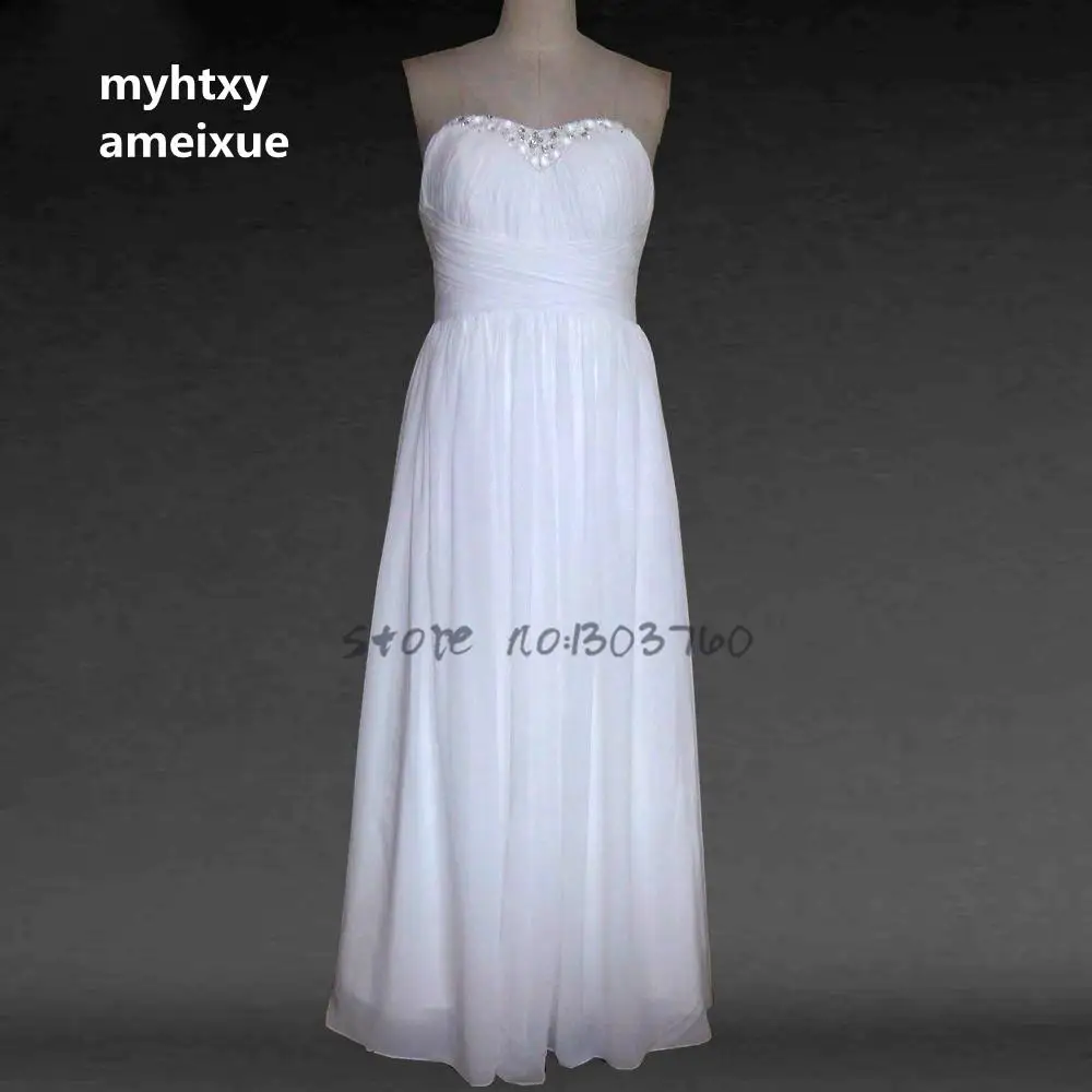 

Chiffon Vestido De Noiva Sweetheart Floor-length Button A-line Cheap Wedding Dresses Made In China Robe De Mariage 2021 Bride