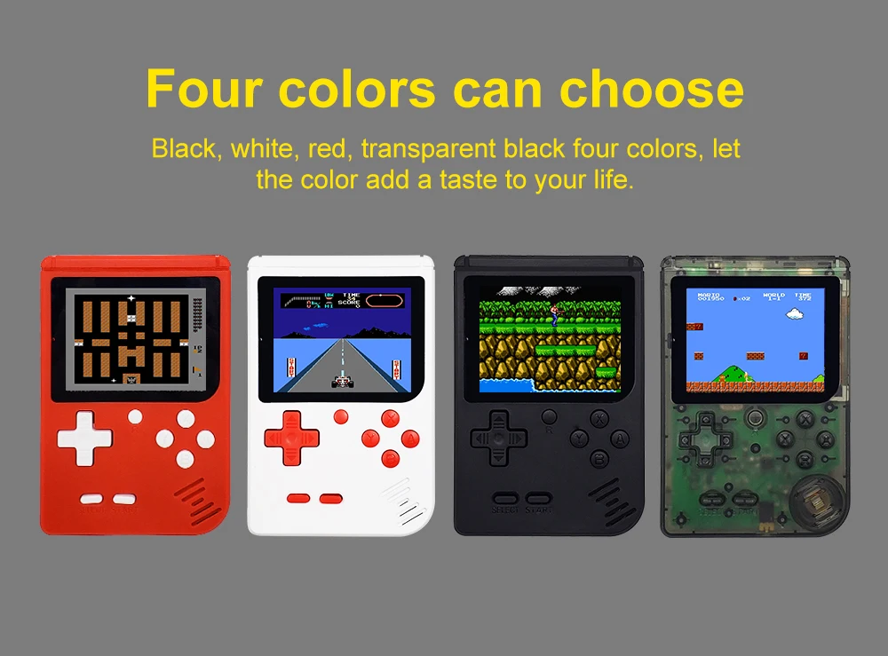 Игровая приставка 8 бит ретро мини Карманный ручной игровой плеер Встроенный 280