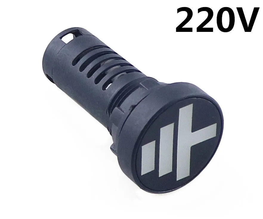 AD16-22W/D/G/N квадратный высокой яркости двухцветный индикатор положения лампы - Цвет: 220V