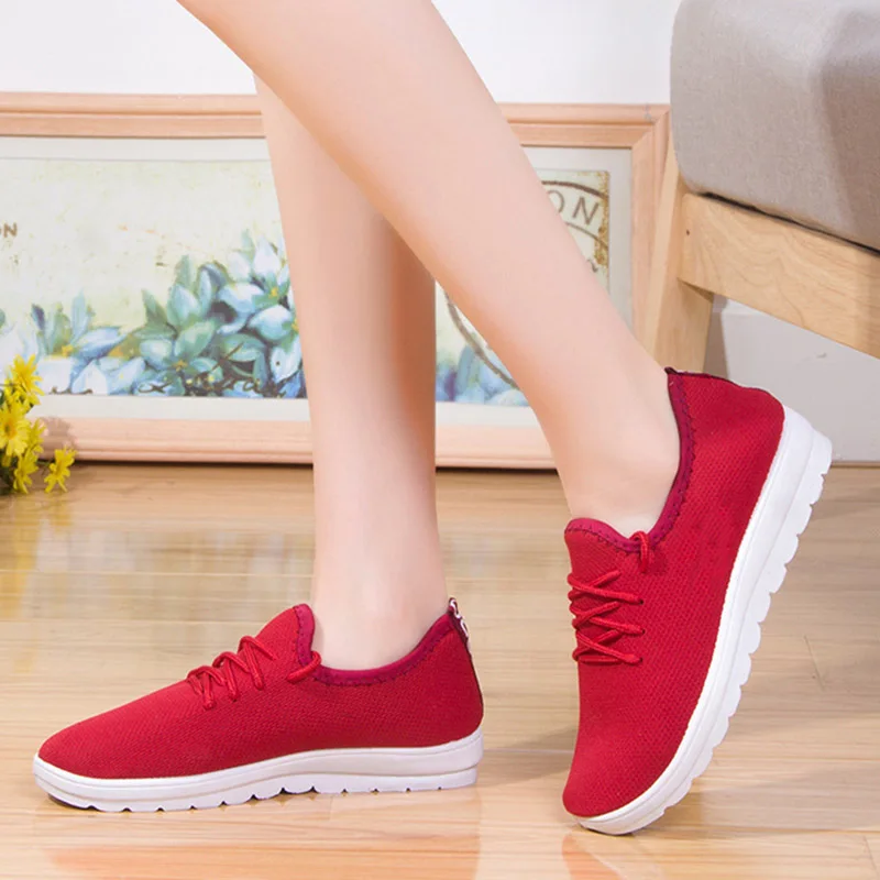 2019 г. новые весенние повседневные туфли на плоской подошве женская обувь Легкие