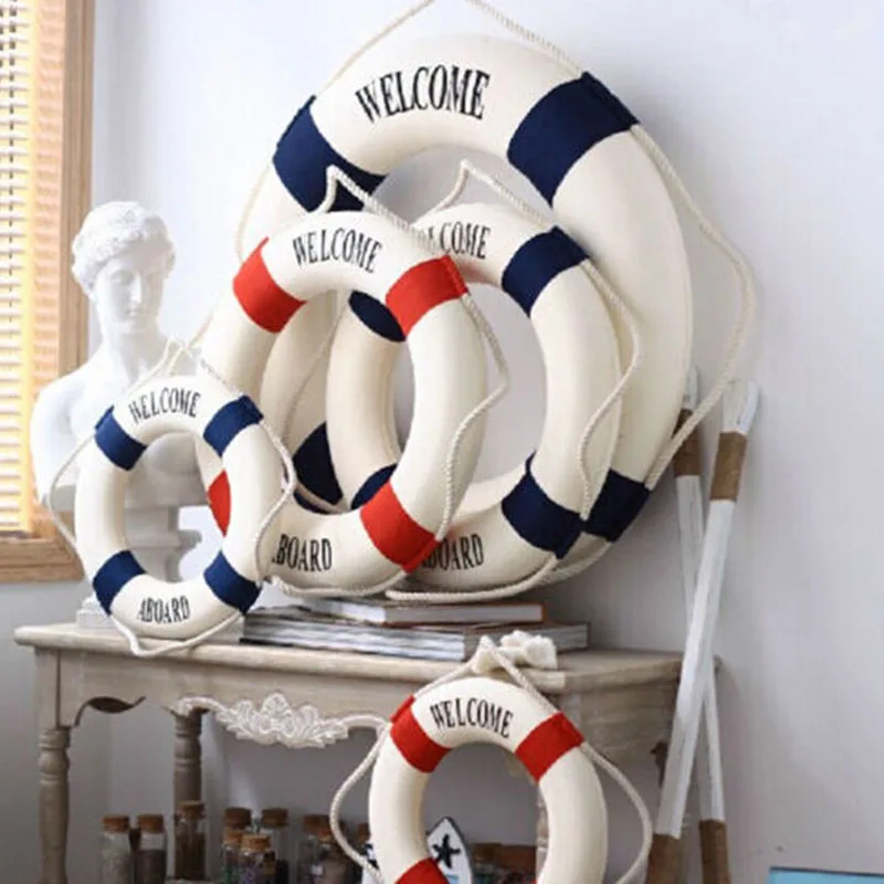 Пена Домашний Декор Морской декоративные спасательный круг жизни кольцо стене