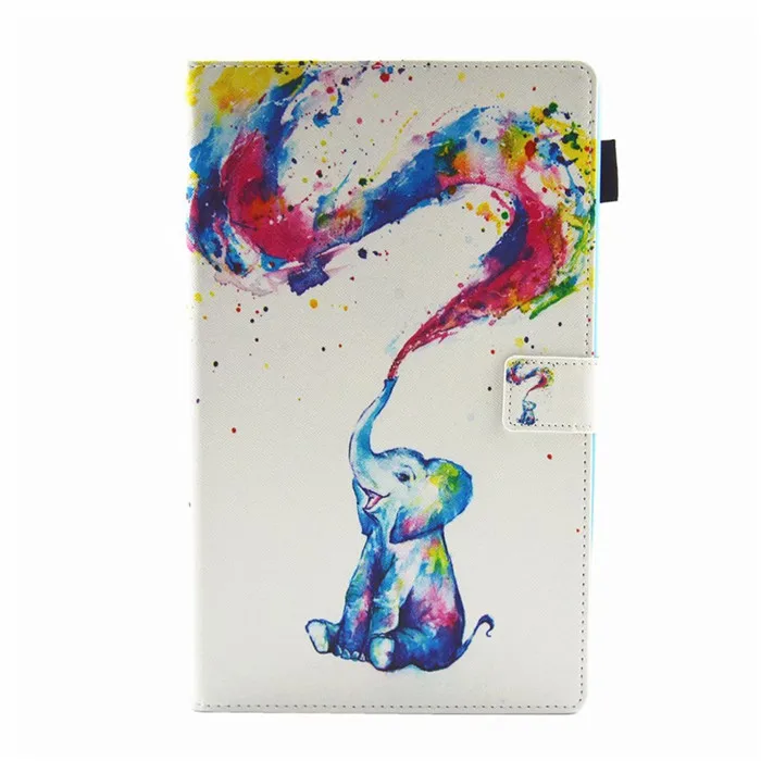 qi cai xiao xiang Шлепанцы из искусственной кожи милые модные Обложка для Amazon Kindle Fire HD 10 7th 10," Tablet Защитный чехол для огонь HD10 - Цвет: qi cai xiao xiang